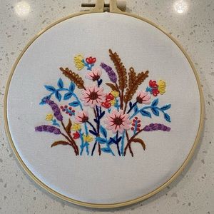 Hand Stitched Embroidery
